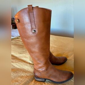 Sam Edelman Brown Leather Knee-High Boots